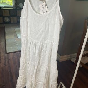 White summer dress